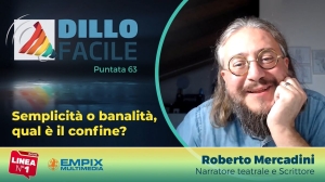 Roberto Mercadini autore del libro bomba atomica a dillo facile su radio linea con matteo malatini e francesca travaglini per parlare di comunicazione semplice ed efficace