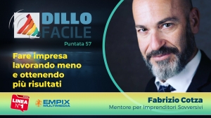 intervista a Fabrizio Cotza, Mentore per Imprenditori Sovversivi per parlare di Formazione aziendale e &quot;impresa sovversiva&quot; con dillo facile su radio linea puntata 57