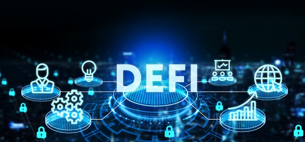 defi: concetto di sistema decentralizzato sviluppato su blockchain e regolato da smart contract