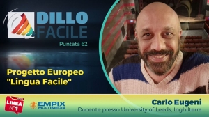 intervista al Prof. Carlo Eugeni della University of Leeds per parlare del Progetto Europeo &quot;Lingua Facile&quot; a dillo facile su radio linea con matteo malatini e francesca travaglini 