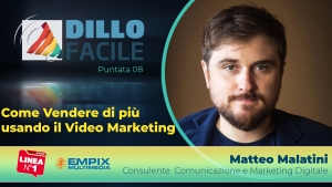 come vendere on line grazie alla Video Infografica e al Video Marketing - Dillo Facile su Radio Linea con Matteo Malatini