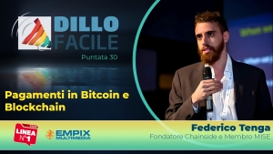 Federico Tenga, Fondatore Chainside e Membro Esperti Blockchain MISE - Intervista su Radio Linea