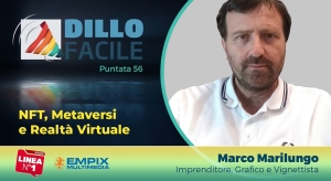 intervista a marco marilungo di empix multimedia per parlare di arte digitale nel metaverso costruito da token party. dillo facile su radio linea puntata 55